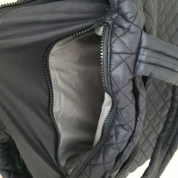 MZ Wallace Black Large Metro Tote Deluxe - with Luggage Opening - Picture 12 of 15